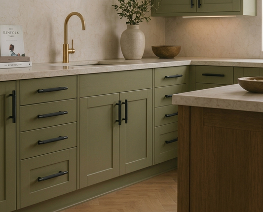 Aura T-Bar Cabinet Pull - Matte Black