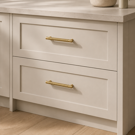 Aura T-Bar Cabinet Pull - Brass