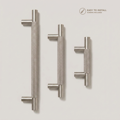 Aura T-Bar Cabinet Pull - Satin Nickel