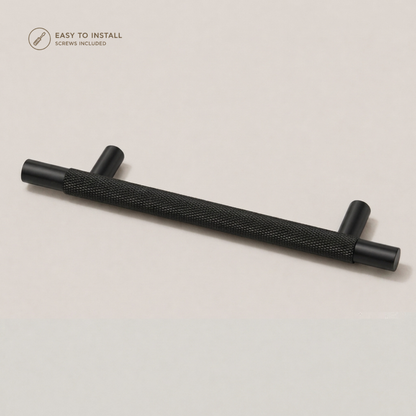 Aura T-Bar Cabinet Pull - Matte Black
