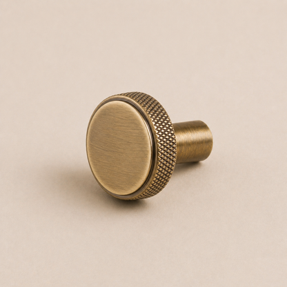 Linea Shaker Cabinet Knob - Brass