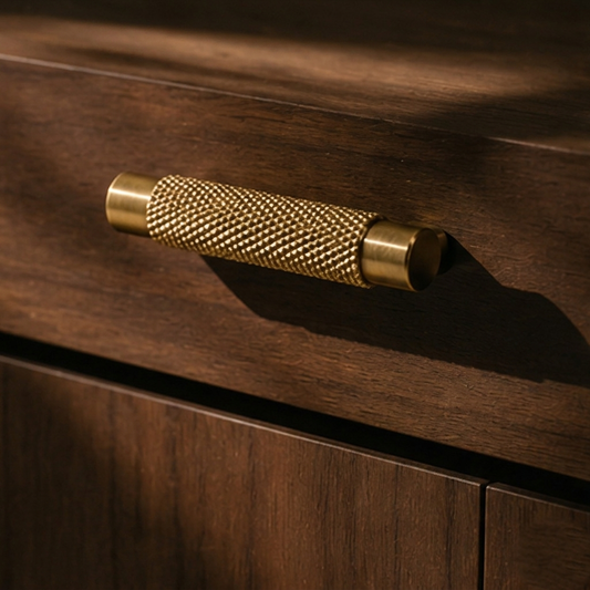 Aura Single T-Bar Cabinet Pull - Brass