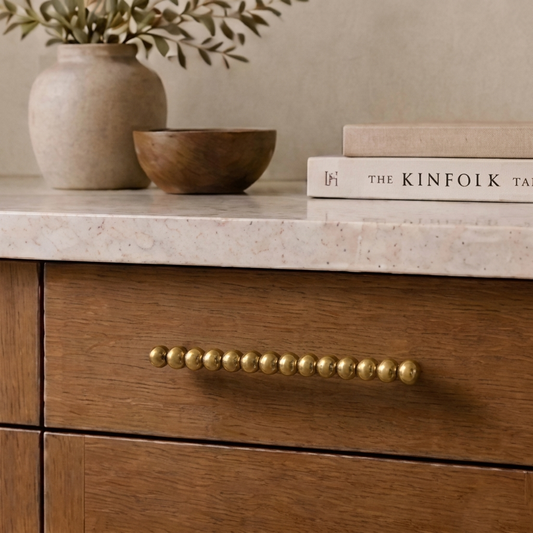 Nova Cabinet Pull - Aged Brass