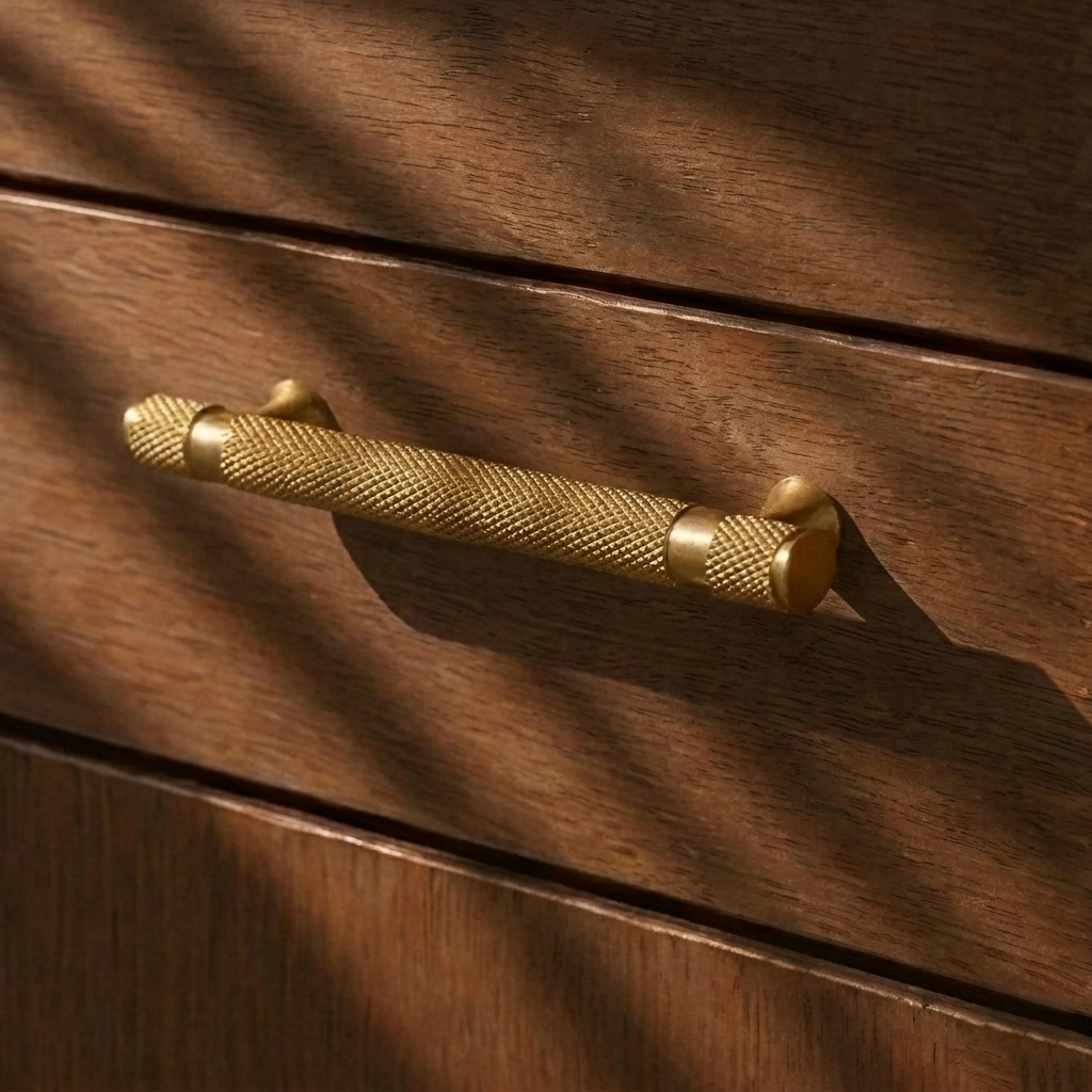 Aura T-Bar Cabinet Pull - Brass