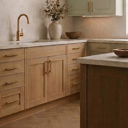 Nova Cabinet Pull - Aged Brass