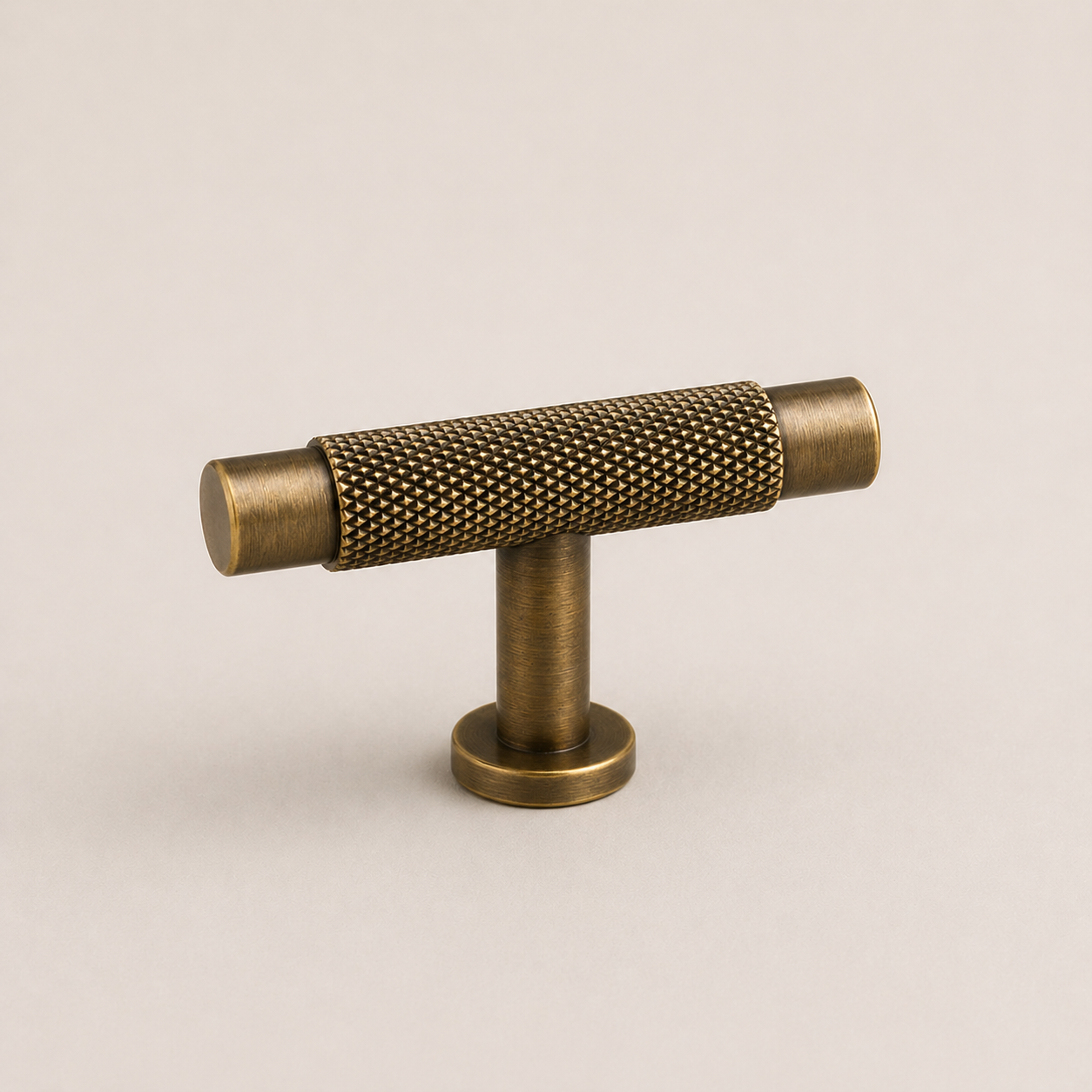 Aura Single T-Bar Cabinet Pull - Brass