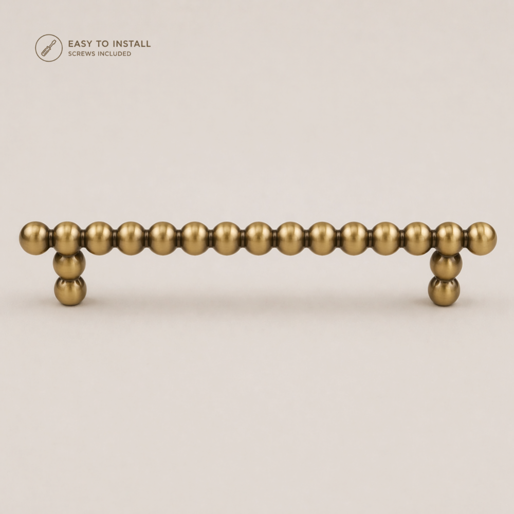 Nova Cabinet Pull - Aged Brass