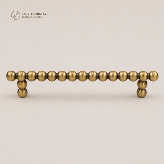 Nova Cabinet Pull - Aged Brass
