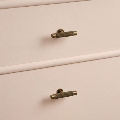 Aura Single T-Bar Cabinet Pull - Aged Brass